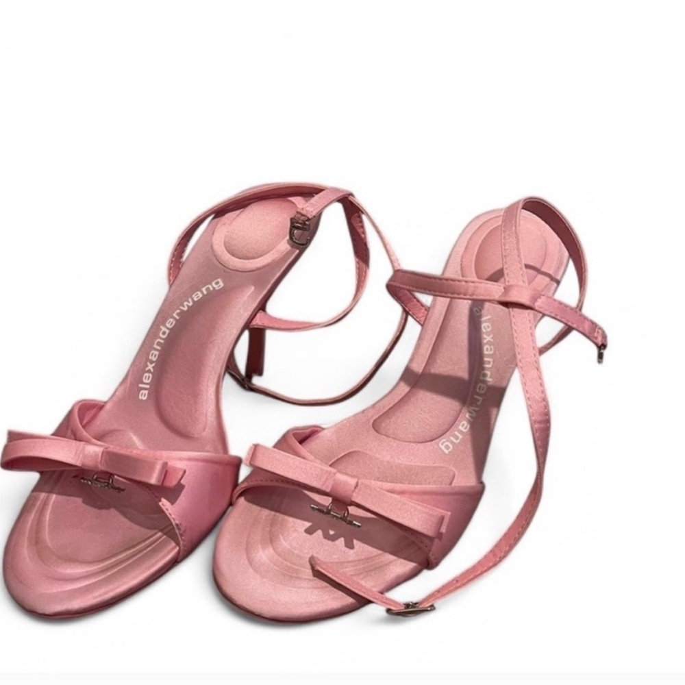A and W Charm Rhinestone Heels Barbie Pink Size 37